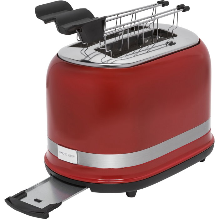 Ariete Tostadora Moderna de 2 Ranuras con Pinzas, Rojo