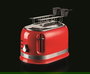 Ariete 149/00 Tostador Moderna 2 Ranuras Rojo con Pinzas y 3 Funciones