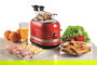 Ariete 149/00 Tostador Moderna 2 Ranuras Rojo con Pinzas y 3 Funciones