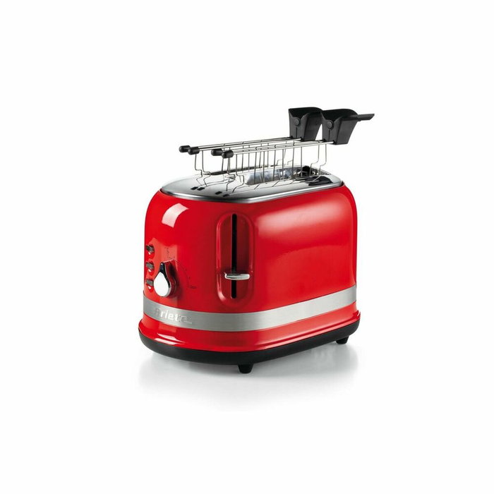 Ariete Tostadora Moderna de 2 Ranuras con Pinzas, Rojo