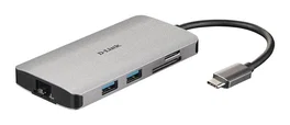 D-Link DUB-M810 Base Portátil y Replicador Puertos USB 3.2 Gen 1 Type-C Aluminio