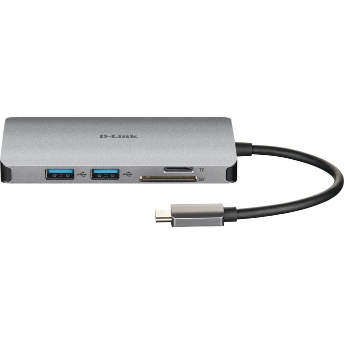 D-Link DUB-M810 Hub USB-C 8 en 1 con HDMI 4K, Ethernet y Lector de Tarjetas D-Link DUB-M810 Hub USB-C 8 en 1 con HDMI 4K, Ethernet y Lector de Tarjetas