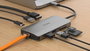 D-Link DUB-M810 Hub USB-C 8 en 1 con HDMI 4K, Ethernet y Carga 100W, Gris