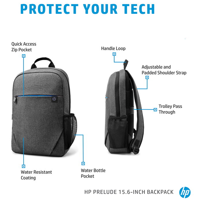 HP Prelude Mochila para Portátil 15,6 pulg. Negra HP Prelude Mochila para Portátil 15,6 pulg. Negra