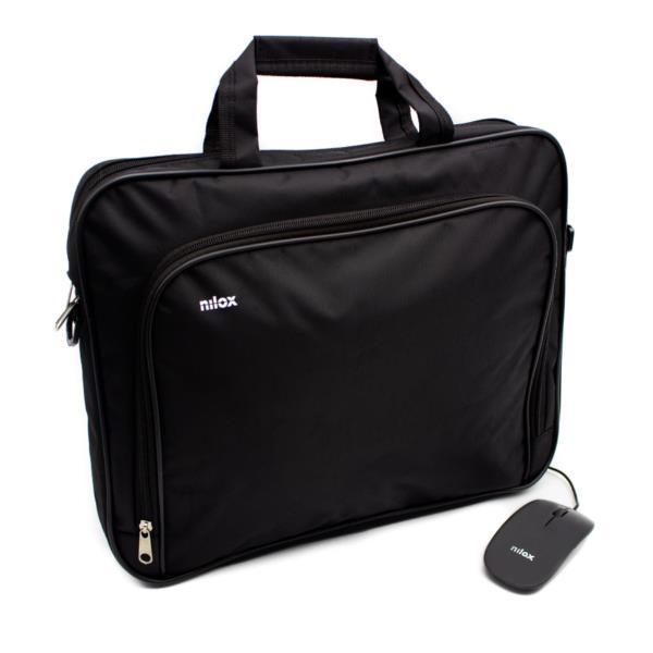 Nilox Maletín para Portátil de 15.6" Essential 2 + Ratón Óptico Incluido 1200 DPI Nilox Maletín para Portátil de 15.6" Essential 2 + Ratón Óptico Incluido 1200 DPI