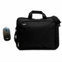 Nilox Maletín Essential 2 para Portátil de 15,6 Pulgadas con Ratón Óptico Negro