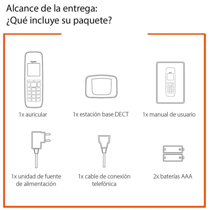 Gigaset A690 Teléfono Inalámbrico Blanco