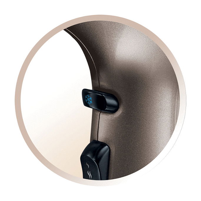 Remington AC8002 Secador de Pelo Profesional, 2200 W, 2 Velocidades y 3 Temperaturas, Función Iónica y Fría, Cable Giratorio 1.8 m, Gris, Con Agujero para Colgar