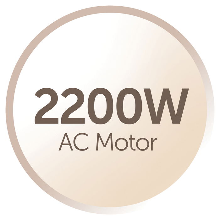 Remington AC8002 Secador de Pelo Profesional, 2200 W, 2 Velocidades y 3 Temperaturas, Función Iónica y Fría, Cable Giratorio 1.8 m, Gris, Con Agujero para Colgar