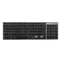 NGS Fortune-BT Teclado Inalámbrico Multidispositivo Bluetooth 5.0 Recargable Gris. Diseño Slim y Teclas X-Type Silenciosas de Aluminio