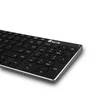 NGS Fortune-BT Teclado Inalámbrico Multidispositivo Bluetooth 5.0 Recargable Gris. Diseño Slim y Teclas X-Type Silenciosas de Aluminio