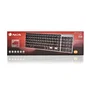 NGS Fortune-BT Teclado Inalámbrico Multidispositivo Bluetooth 5.0 Recargable Gris. Diseño Slim y Teclas X-Type Silenciosas de Aluminio