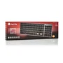 NGS Fortune-BT Teclado Inalámbrico Multidispositivo Bluetooth 5.0 Recargable Gris. Diseño Slim y Teclas X-Type Silenciosas de Aluminio