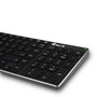NGS Fortune-BT Teclado Inalámbrico Multidispositivo Bluetooth 5.0 Recargable Gris. Diseño Slim y Teclas X-Type Silenciosas de Aluminio