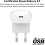 Belkin Cargador de Pared USB-C 30W, Blanco