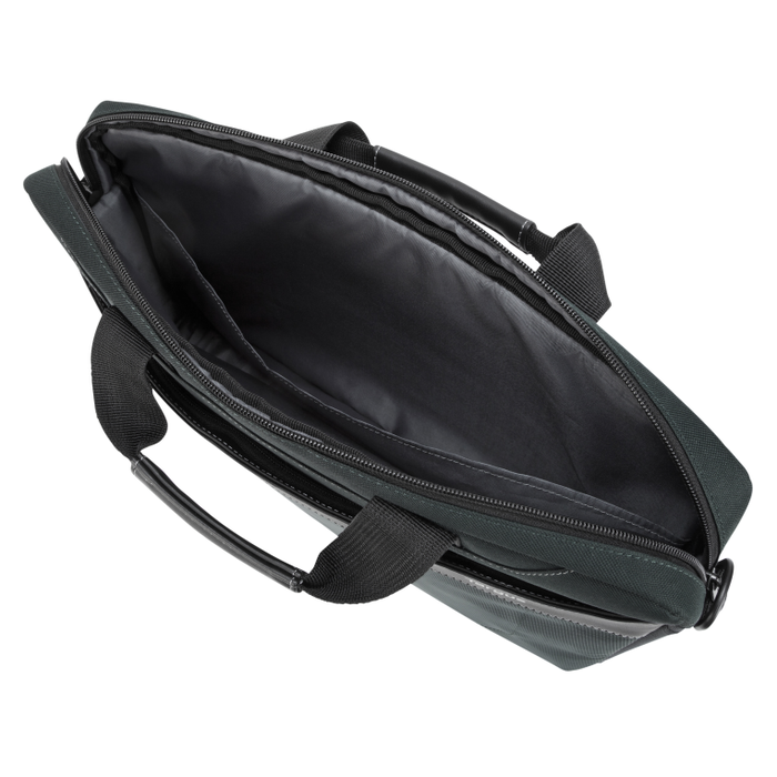 Targus GeoLite Essential Maletín Gris para Portátil hasta 15.6", Compartimento Acolchado, Correa para Maletas con Ruedas, Ligero y Delgado