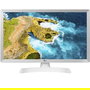 LG 24TQ510S-WZ Televisor 24" Smart TV HD Ready con webOS, WiFi, Blanco, Sintonizador TDT2/DVB-C/DVB-S2, Dolby Audio
