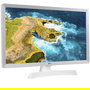 LG 24TQ510S-WZ Televisor 24" Smart TV HD Ready con webOS, WiFi, Blanco, Sintonizador TDT2/DVB-C/DVB-S2, Dolby Audio