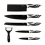 CECOTEC Juego de Cuchillos Profesional 01024 de 6 Piezas