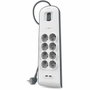 Belkin BSV804VF2M Regleta de protección con 8 salidas AC, 2 puertos USB y cable de 2 m