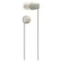 Sony WI-C100 Auriculares Inalámbricos In-Ear Beige