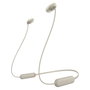 Sony WI-C100 Auriculares Inalámbricos In-Ear Beige