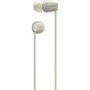 Sony WI-C100 Auriculares Inalámbricos In-Ear Beige