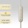 Sony WI-C100 Auriculares Inalámbricos In-Ear Beige