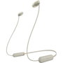 Sony WI-C100 Auriculares Inalámbricos In-Ear Beige