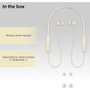 Sony WI-C100 Auriculares Inalámbricos In-Ear Beige