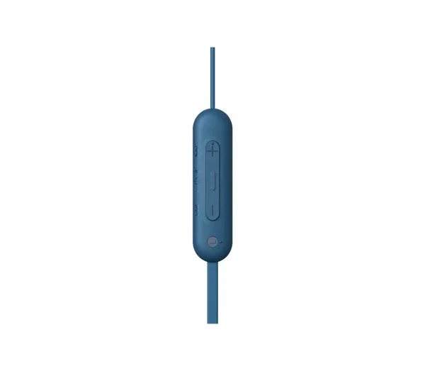 Sony WI-C100 Auriculares Intrauditivos Inalámbricos con Bluetooth 5.0, Micrófono, IPX4, 25h Batería, DSEE, para Música y Llamadas - Azul