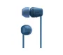 Sony WI-C100 Auriculares Intrauditivos Inalámbricos con Bluetooth 5.0, Micrófono, IPX4, 25h Batería, DSEE, para Música y Llamadas - Azul