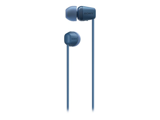 Sony WIC100L Auriculares Inalámbricos Bluetooth con Cancelación de Ruido IPX4 y Batería de 25 Horas, Color Azul Sony WIC100L Auriculares Inalámbricos Bluetooth con Cancelación de Ruido IPX4 y Batería de 25 Horas, Color Azul