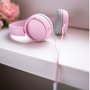 Sony Auriculares MDR-ZX110AP Rosa - Plegable con Micrófono y Control para Llamadas - Drivers de Neodimio de 30mm