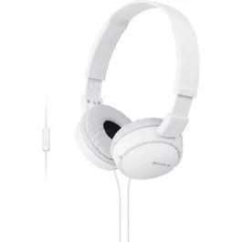 SONY Auricular Blanco Grande con Microfono - Auricular sony grande c/microfono blanco