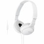 Sony MDR-ZX110APW Auriculares de Diadema Plegables con Micrófono - Blanco