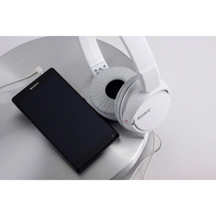 Sony MDR-ZX110APW Auriculares de Diadema Plegables con Micrófono - Blanco Sony MDR-ZX110APW Auriculares de Diadema Plegables con Micrófono - Blanco