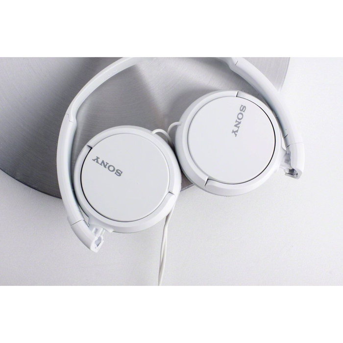Sony MDR-ZX110APW Auriculares de Diadema Plegables con Micrófono - Blanco Sony MDR-ZX110APW Auriculares de Diadema Plegables con Micrófono - Blanco