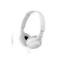 Sony MDR-ZX110APW Auriculares de Diadema Plegables con Micrófono - Blanco
