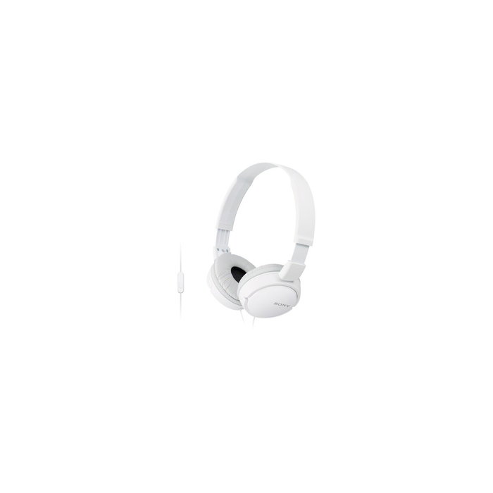 Sony MDR-ZX110APW Auriculares de Diadema Plegables con Micrófono - Blanco Sony MDR-ZX110APW Auriculares de Diadema Plegables con Micrófono - Blanco