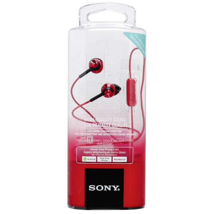 Sony MDR-EX110AP Rojo