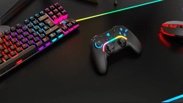 Krom Kayros Gamepad Negro Bluetooth