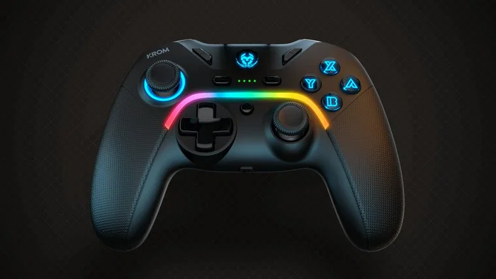 Krom Kayros Gamepad Negro Bluetooth
