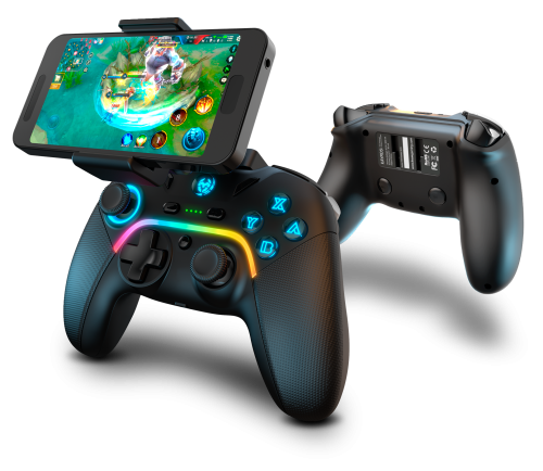 Krom Kayros Gamepad Inalámbrico RGB Negro Krom Kayros Gamepad Inalámbrico RGB Negro