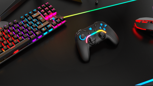 Krom Kayros Gamepad Inalámbrico RGB Negro Krom Kayros Gamepad Inalámbrico RGB Negro