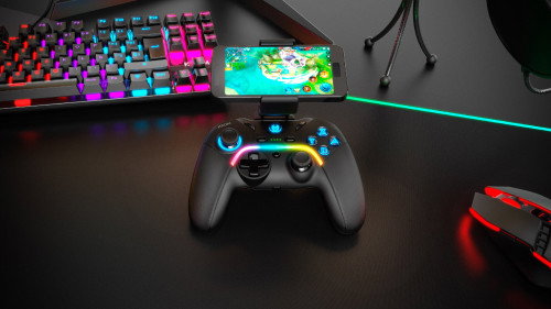 Krom Kayros Gamepad Inalámbrico RGB Negro Krom Kayros Gamepad Inalámbrico RGB Negro