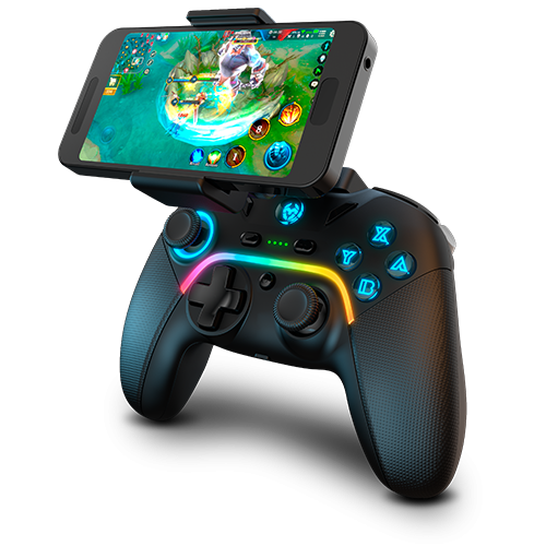 Krom Kayros Gamepad Inalámbrico RGB Negro Krom Kayros Gamepad Inalámbrico RGB Negro