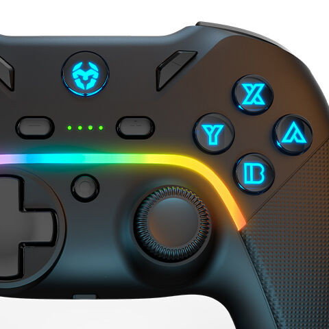 Krom Kayros Gamepad Inalámbrico RGB Negro Krom Kayros Gamepad Inalámbrico RGB Negro