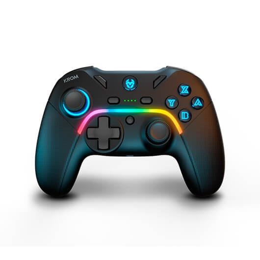Krom Kayros Gamepad Inalámbrico RGB Negro Krom Kayros Gamepad Inalámbrico RGB Negro