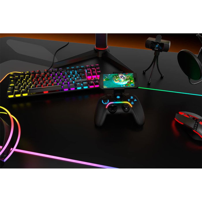 Krom Kayros Gamepad Inalámbrico RGB Negro Krom Kayros Gamepad Inalámbrico RGB Negro